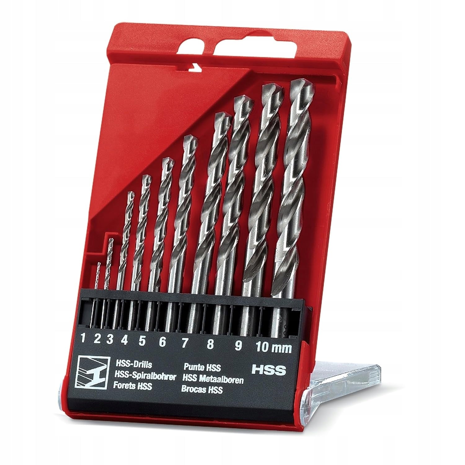 Metal drill bit set Hilti HSS-G spiral set for steel 10pcs 405312
