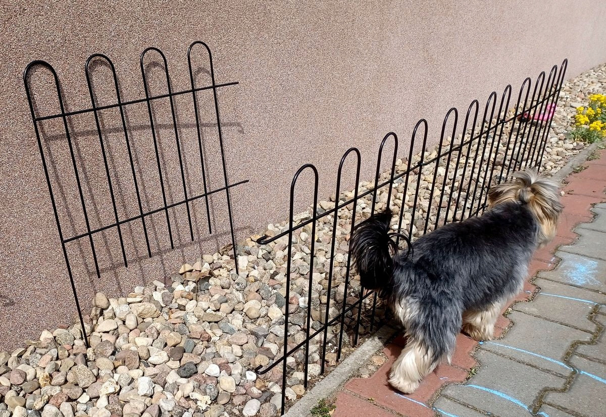 Metal fence garden fence 52/45cm H016 Length 52 m