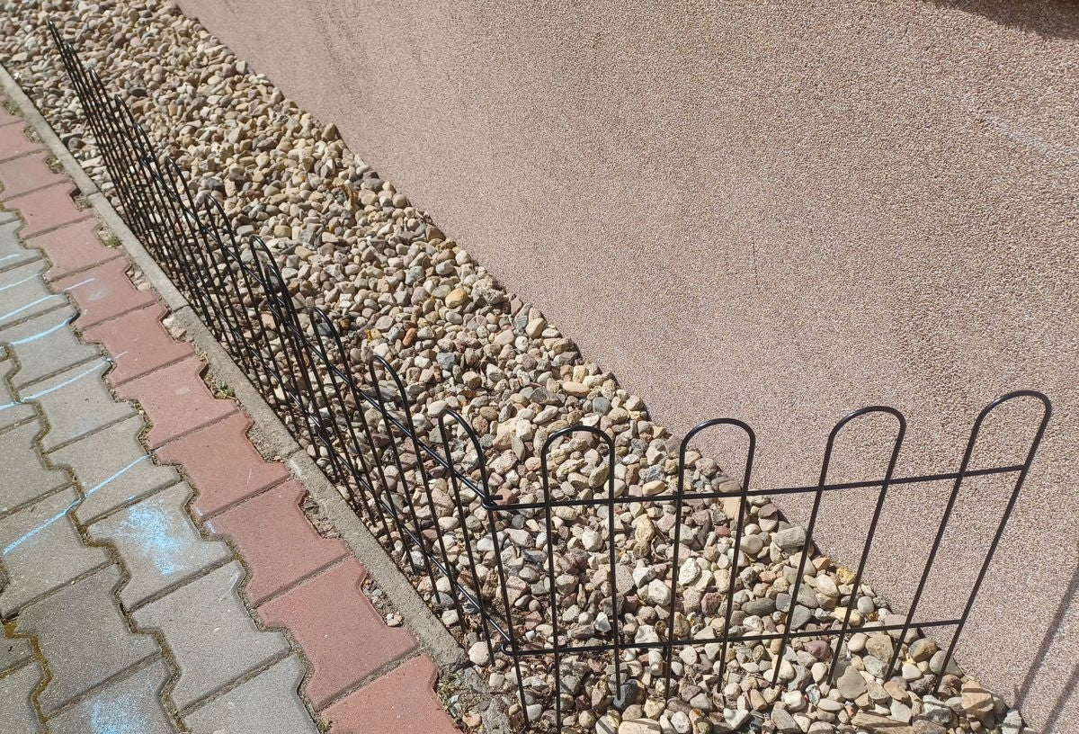 Metal fence garden fence 52/45cm H016 Mesh material welded