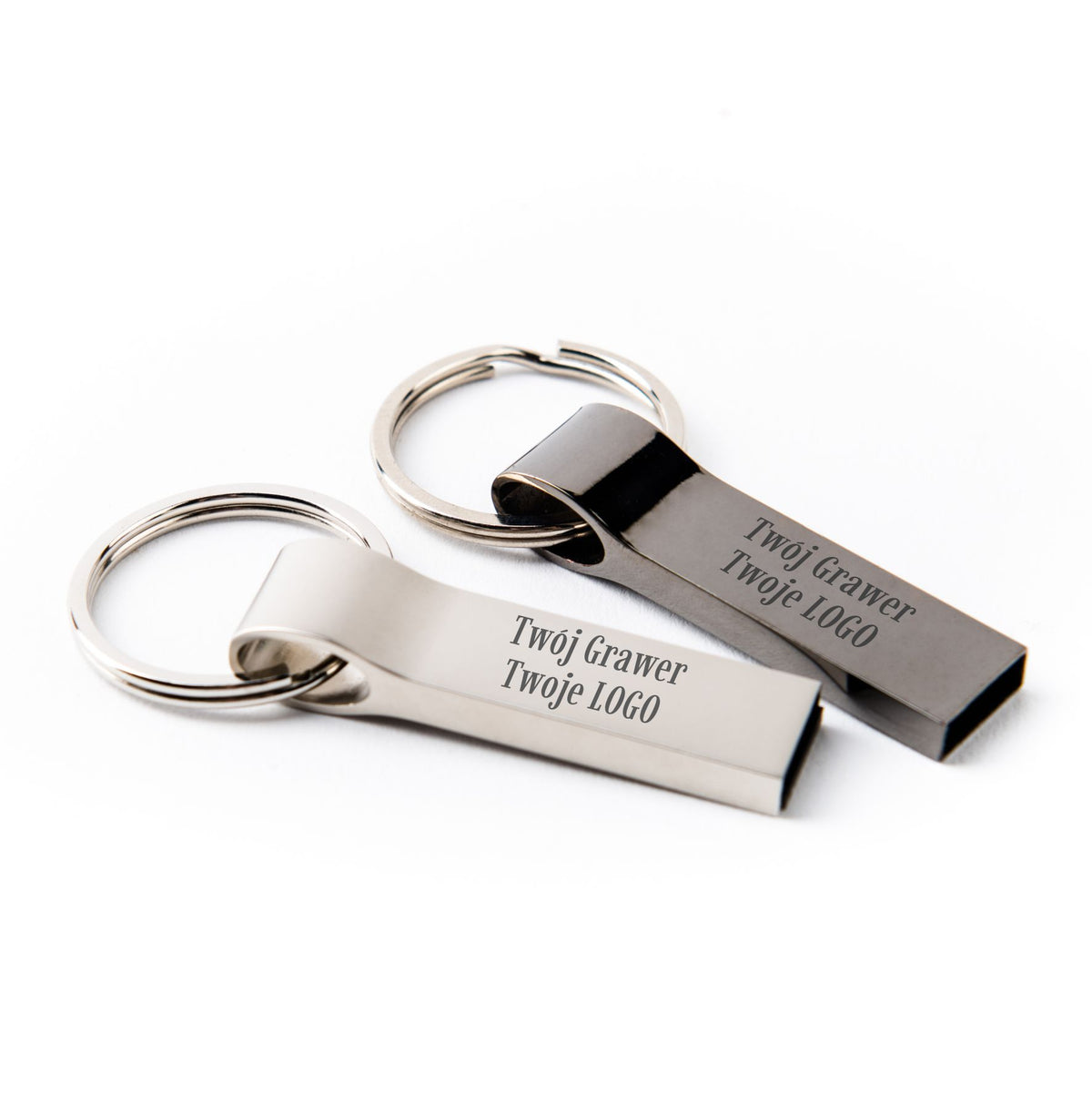 Metal flash drive mini PENDANT 128 GB USB 2.0 + ENGRAVING LOGO COMPANY GADGET