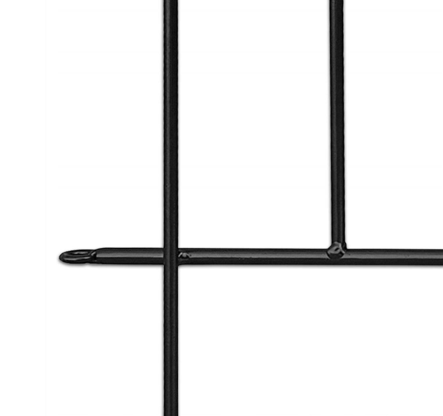 Metal garden fence, edging, fence,palisade full rods STRONG P8 Length 0.75 m