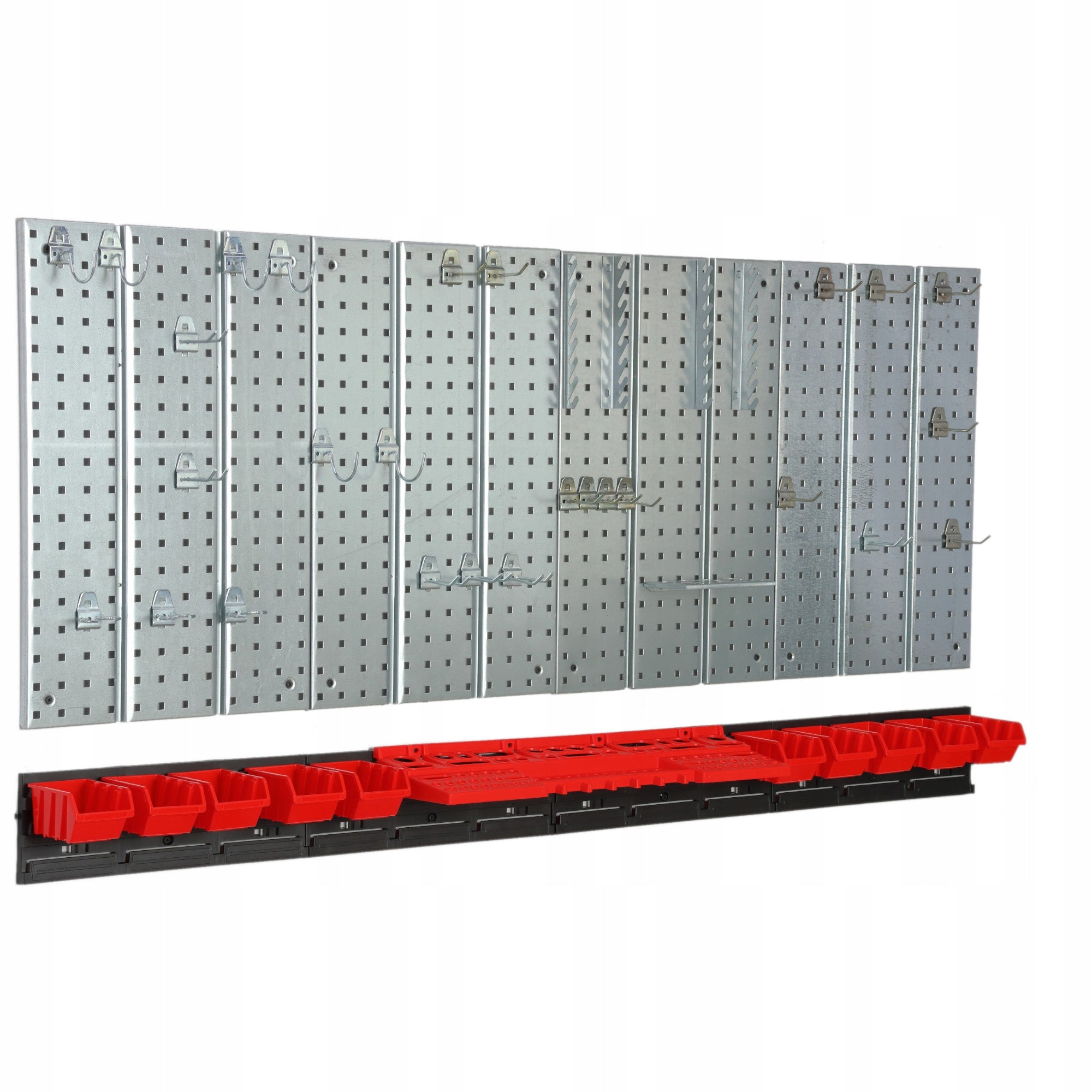 Metal tool board 1560 x 713 mm wall 10 cuvettes workshop garage Manufacturer code 5904865725083