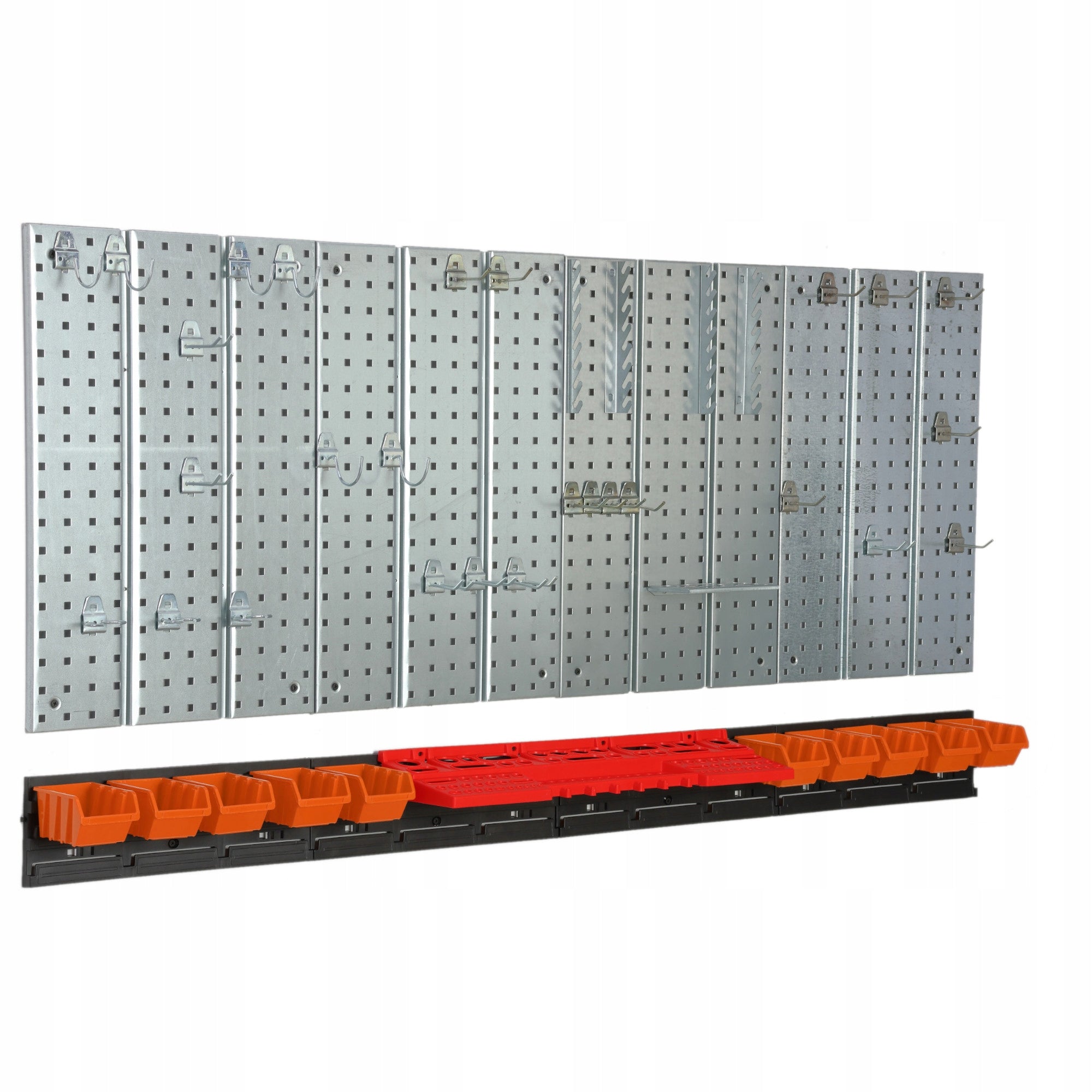Metal tool board 1560 x 713 mm wall 10 cuvettes workshop garage Manufacturer code 5904865725090