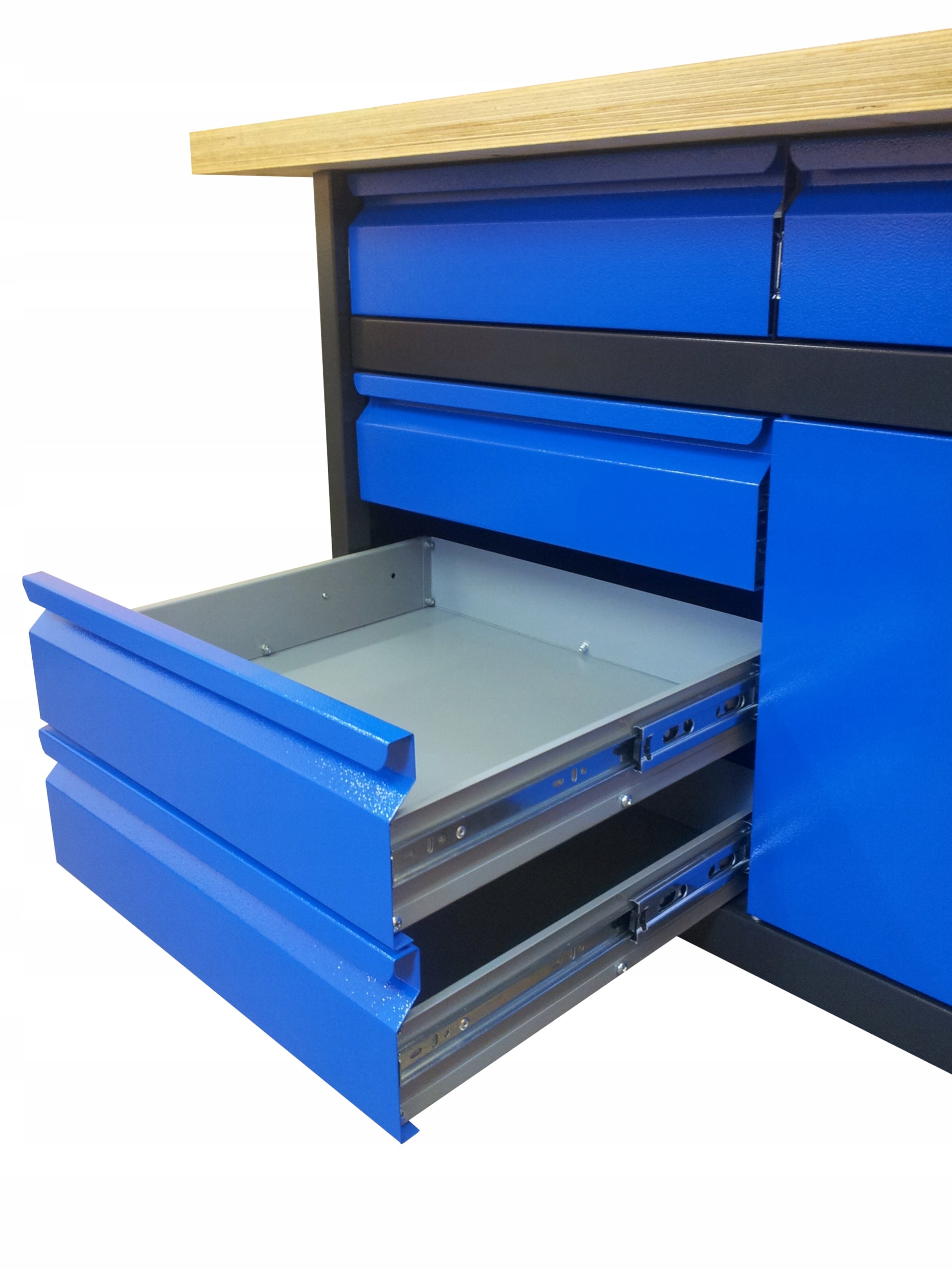 Metal workbench 120 x 60 cm with drawers, work cabinet Brand MSI Gwarancja