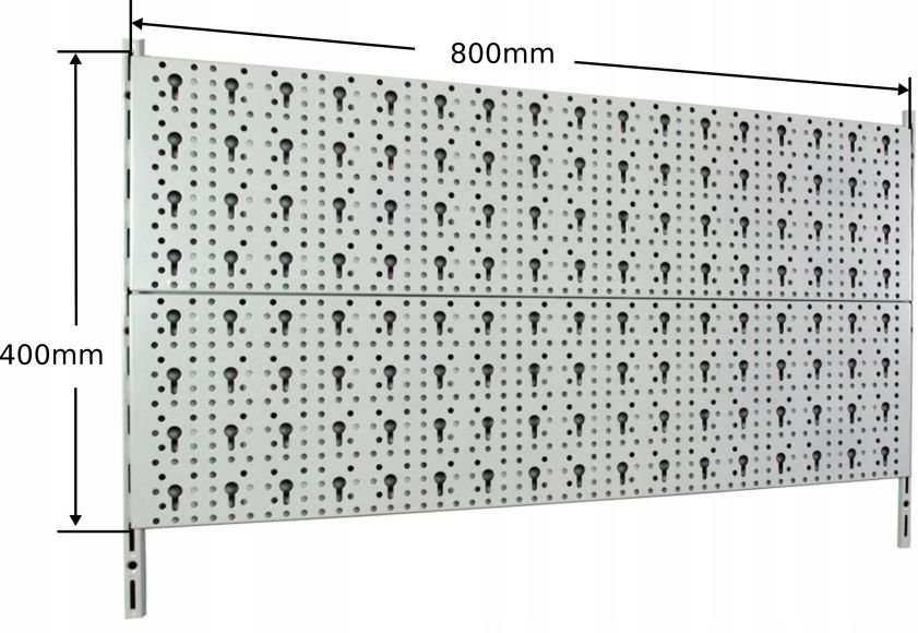 Metal workshop tool board HDP Element System 80x40cm white EAN (GTIN) 5903111473488