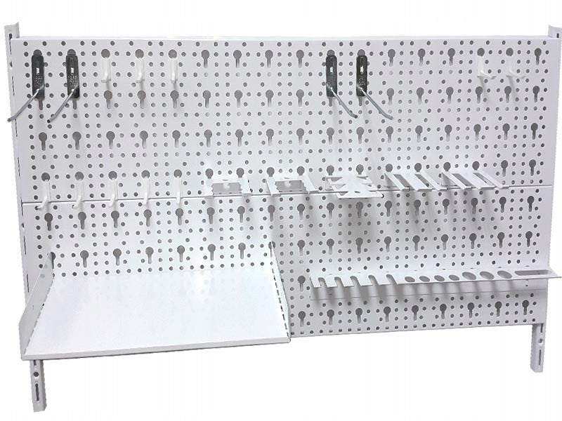 Metal workshop tool board HDP Element System 80x40cm white