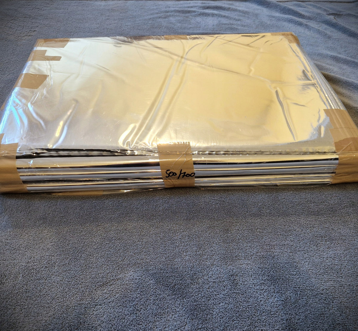 Metallic foil sleeve 500x700mm 50 pcs.