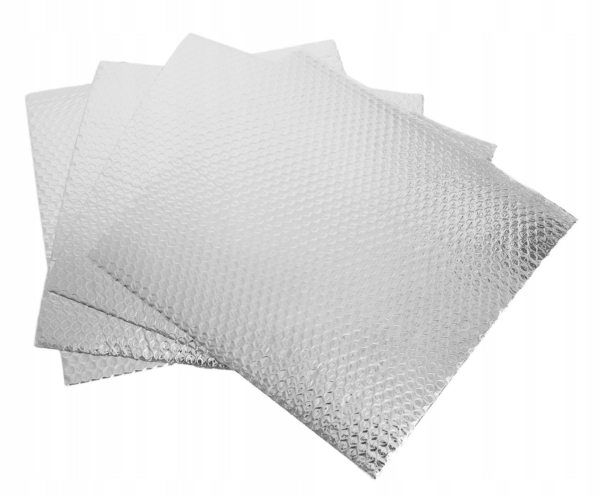 Metallized sheets of bubble wrap 120x120 cm 50 pcs small bubble GREKO