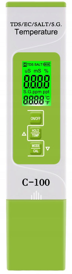 Meter Tester TDS EC Water Hardness Electronic Salinity Conductometer