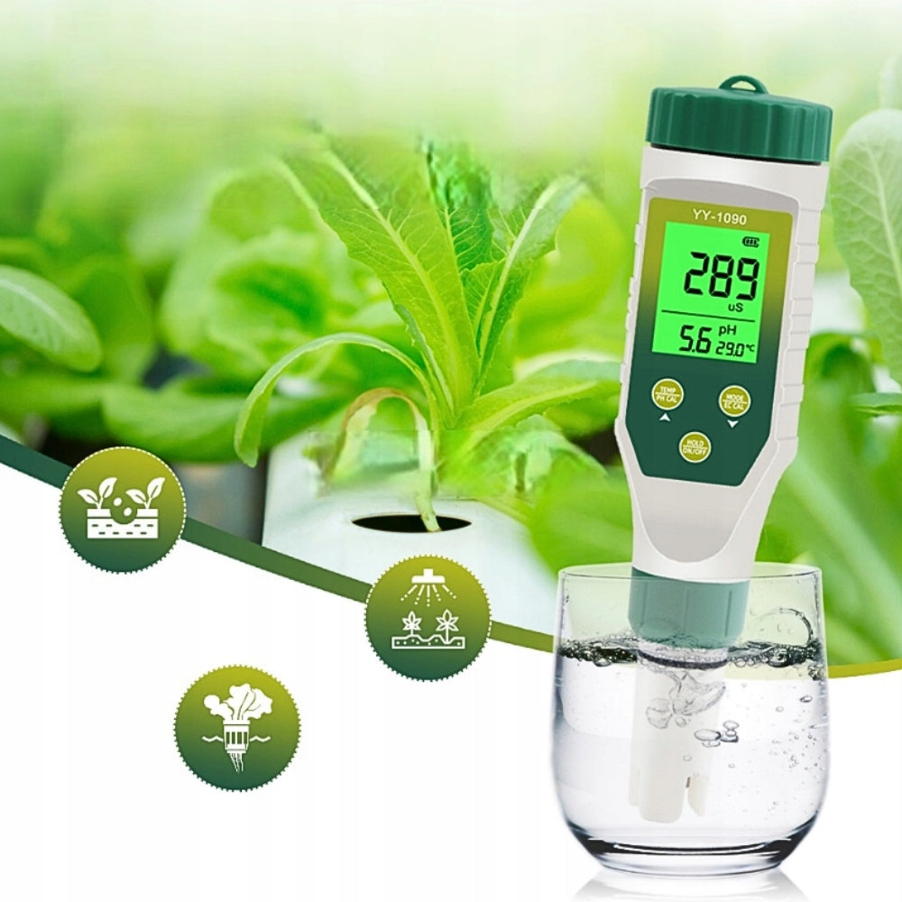 Meter pH Tester TDS EC Water Hardness Electronic Liquid Water Salinity Packaging status original