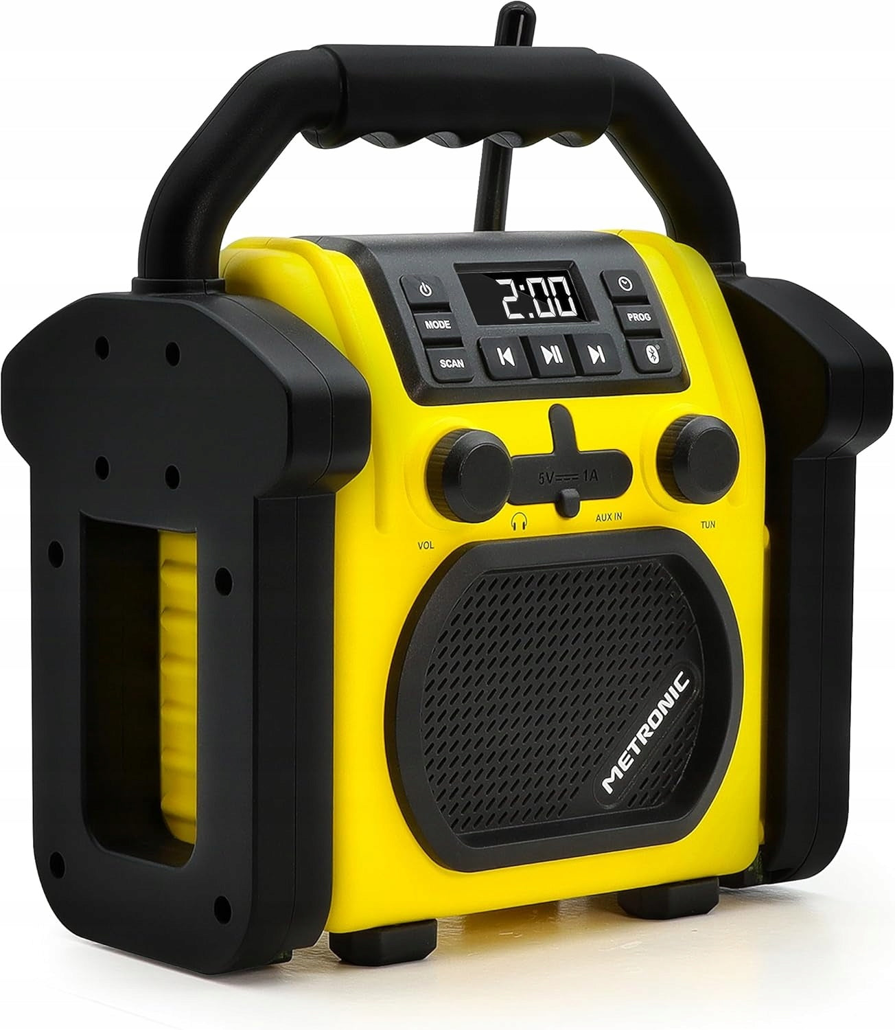 Metronic portable radio Bluetooth FM USB 30 W Yellow 477217 HIT !