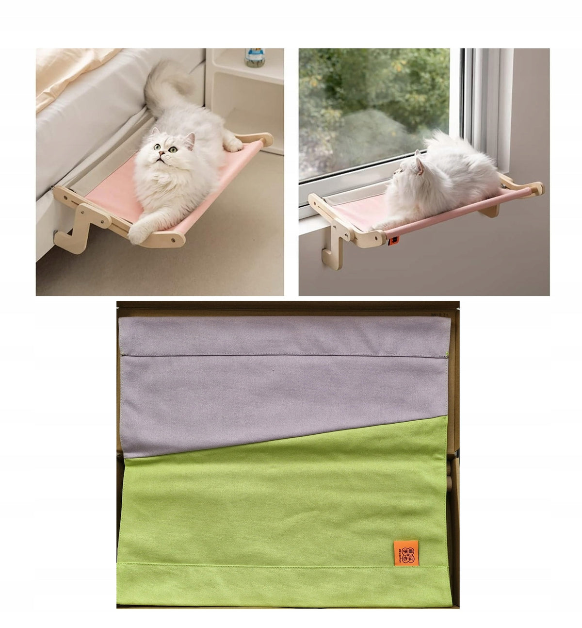 MewooFun Cat window HAMMOCK FOR WINDOW FURNITURE STRONG WOODEN