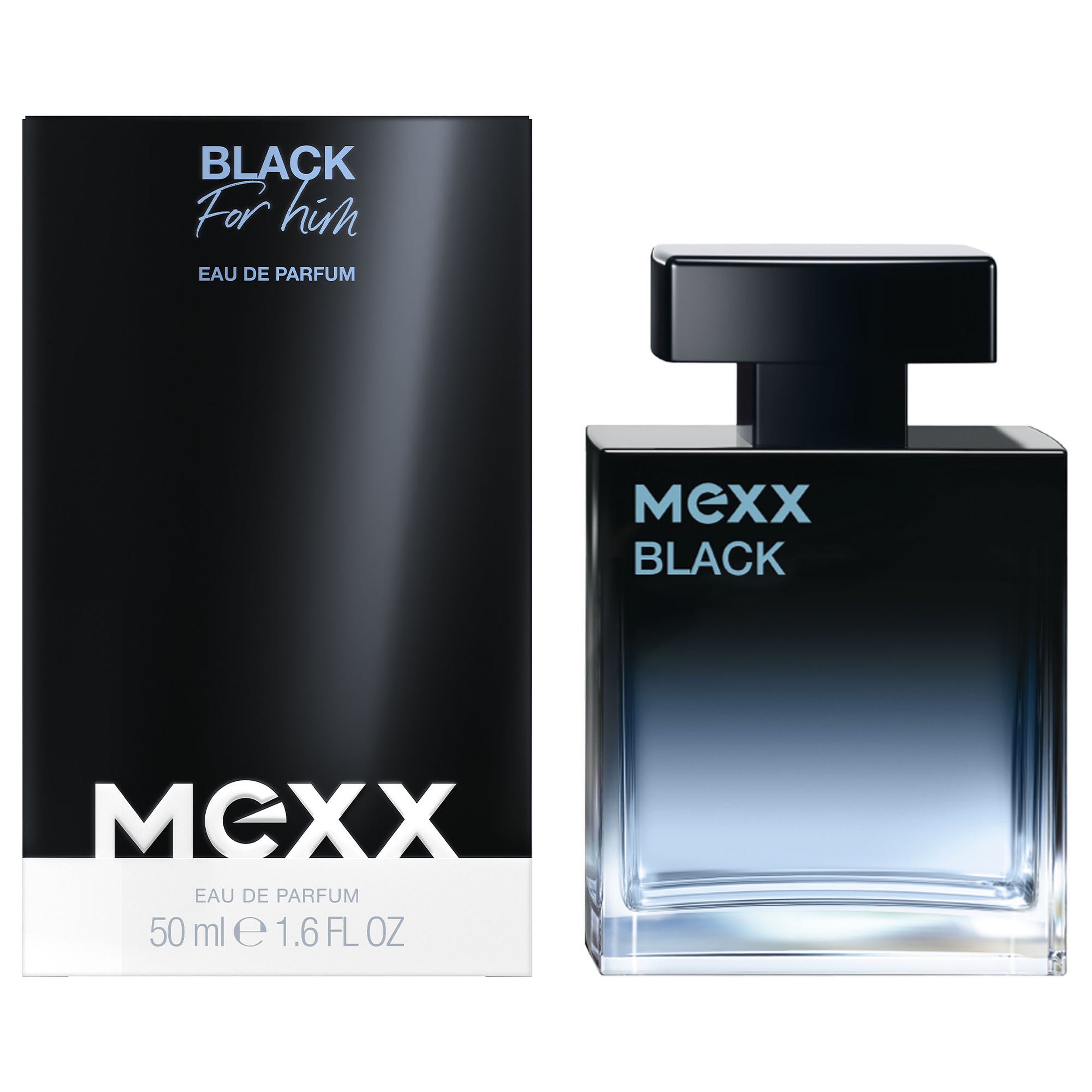 Mexx Black Man 50ml EDP Perfumed Water Perfume For Men's Fragrance