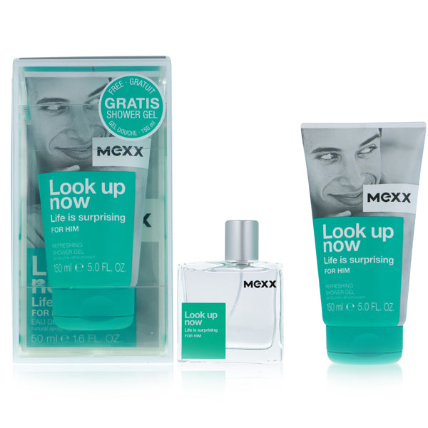 Mexx Look Up Now Men EDT 50ml+Gel p/p 150ml Brand Mexx
