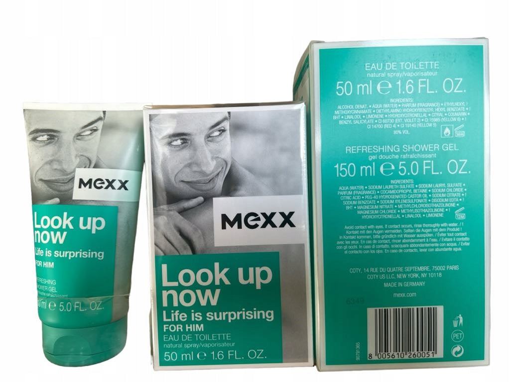 Mexx Look Up Now Men EDT 50ml+Gel p/p 150ml