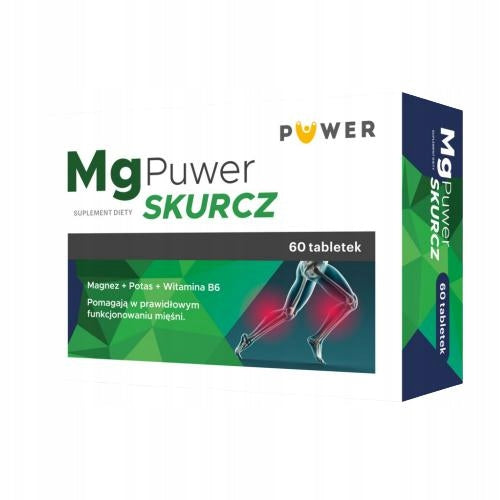 Mg Puwer Magnesium + Vitamin B6 60 Tablets