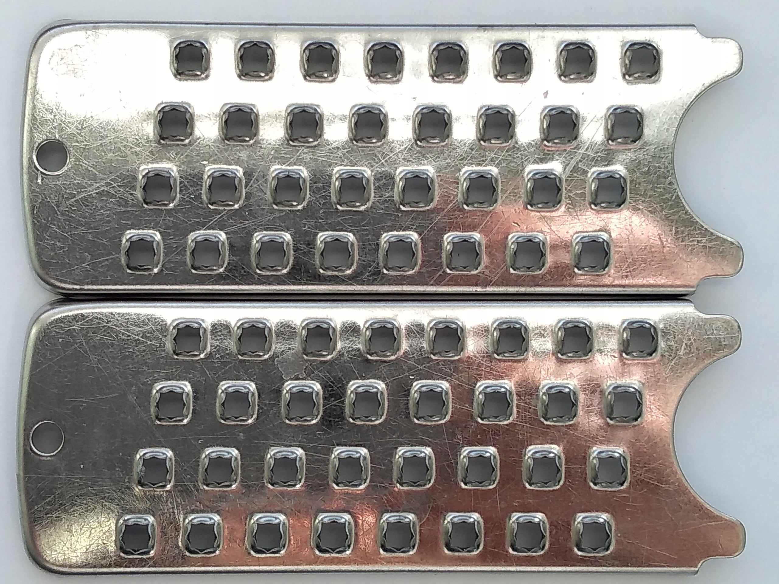 MiGiris grater knife set silver/grey