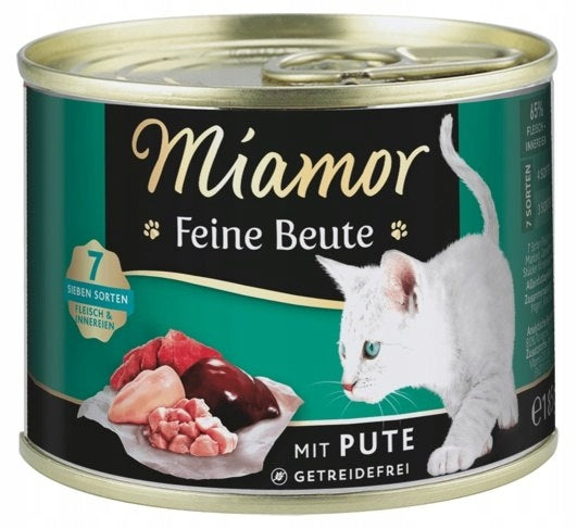 Miamor Feine Beute Turkey Wet Cat Food 185g
