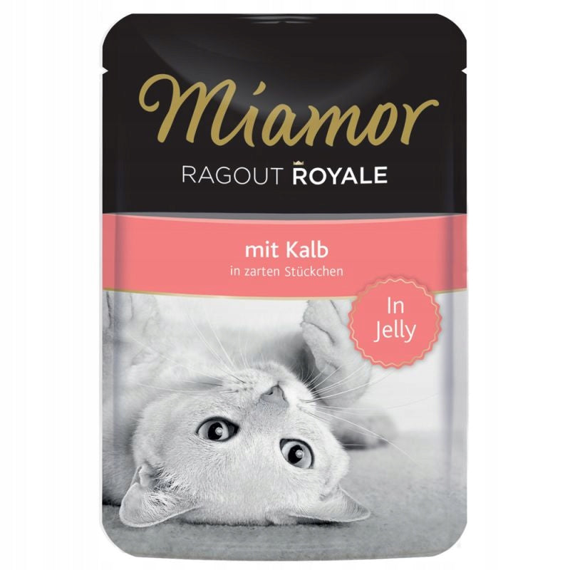 Miamor Ragout Royale in Jelly Cat food sachet 100g - Veal