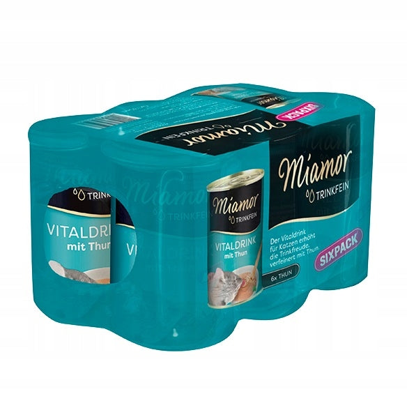 Miamor VITALDRINK cat drink TUNA CAN SET 6x135ml Manufacturer code 4000158743527