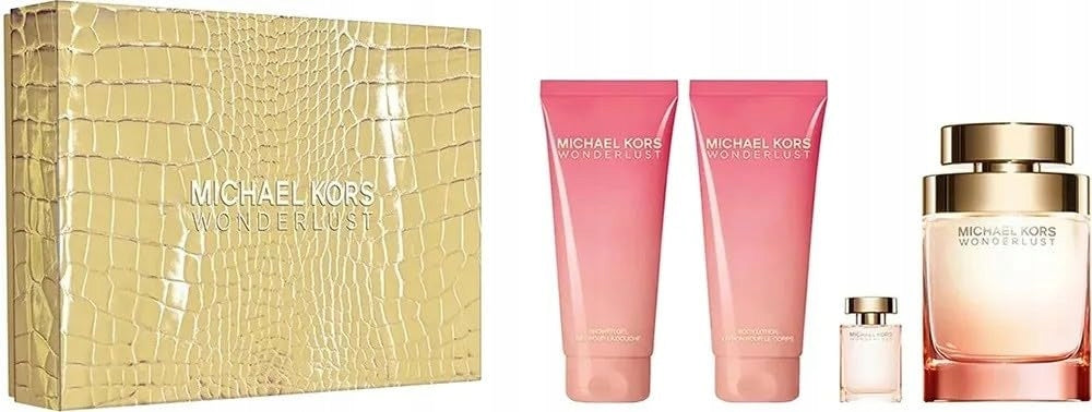 Michael Kors Wonderlust EDP 100 ml + EDP MINI 4 ml + BL 100 ml + SG 100 ml Packaging status original