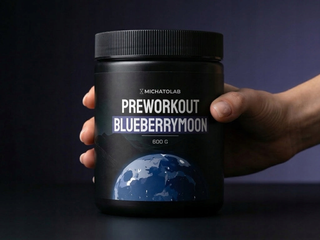 MichatoLab Preworkout 600g Borůvka | 8000mg Citrulin Nakopávač Pumpa Výkon Expiration date at least 1 year from the date of purchase