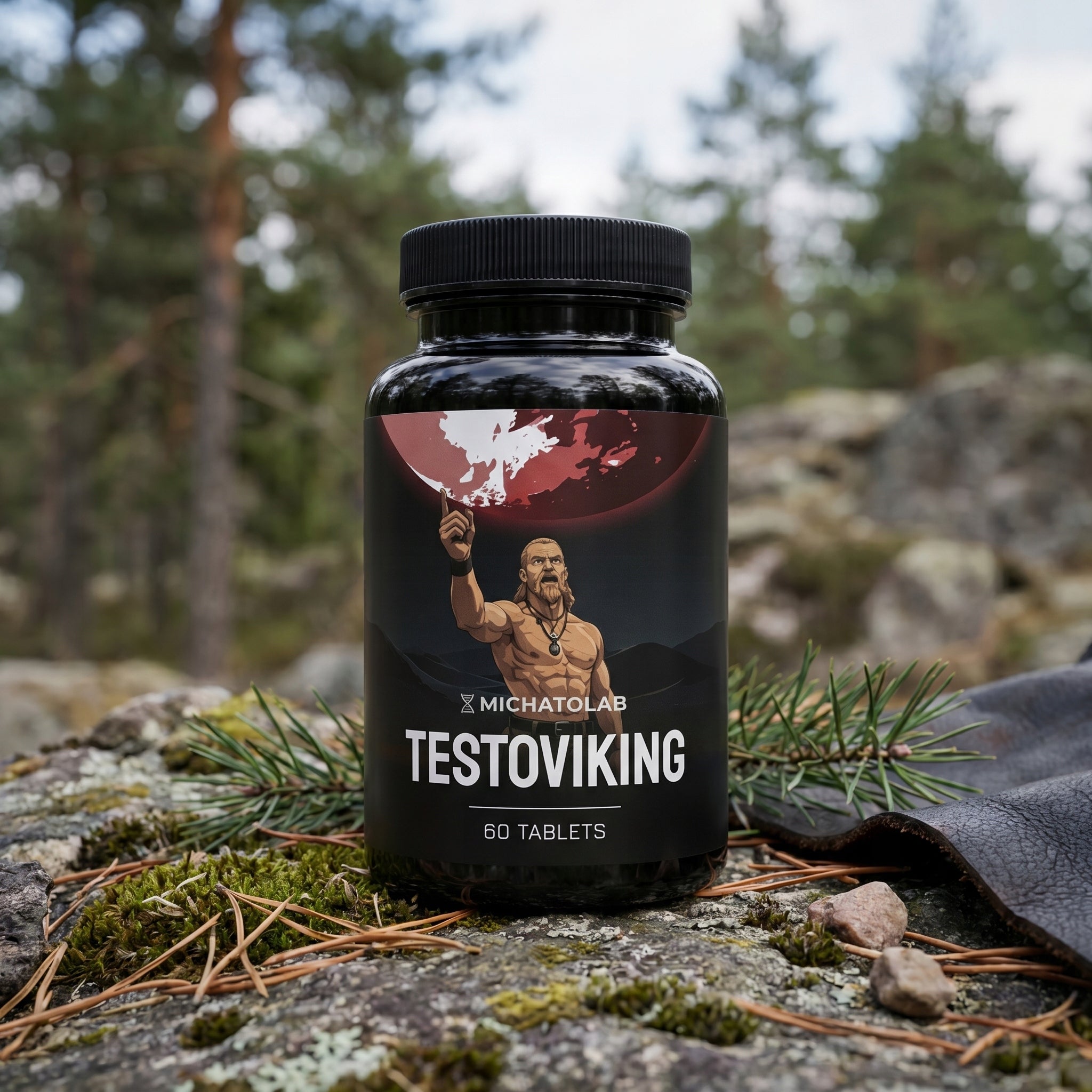 MichatoLab Testo Viking 60 tablet | Booster Ashwagandha Tribulus Maca Zinek Expiration date at least 1 year from the date of purchase