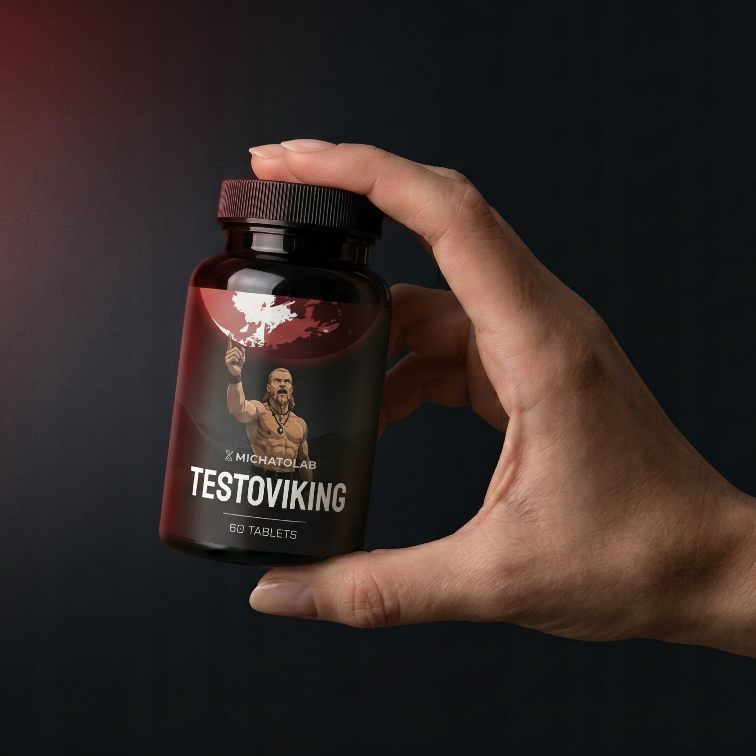 MichatoLab Testo Viking 60 tablet | Booster Ashwagandha Tribulus Maca Zinek Packaging status original