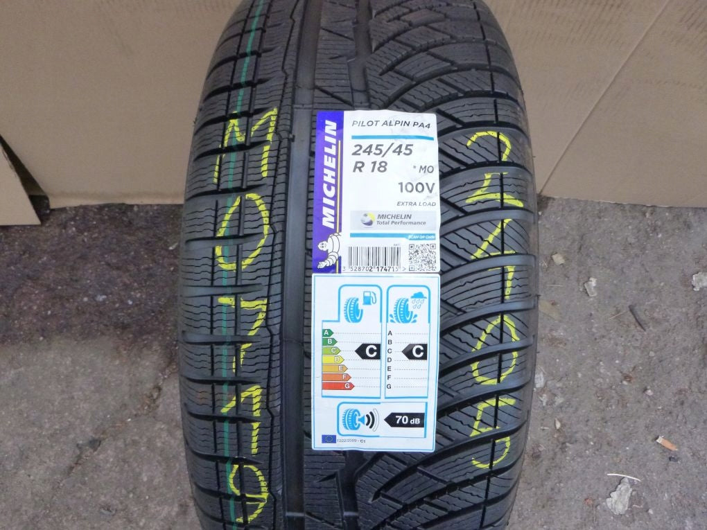 Michelin PILOT ALPIN PA4 MO 245/45 R18 100 V TYRE Brand Michelin