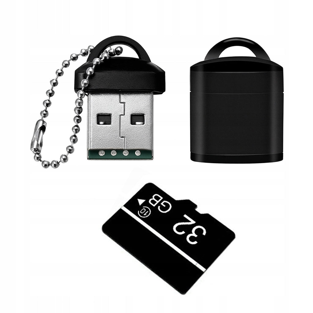 Micro SD Card Reader SDHC SDXC USB 20 CR01 Compact Adapter