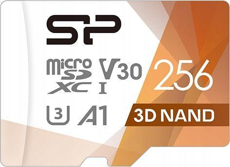 Micro SD Card microSD 256GB Silicon Power 100MB/s 4K V10 Manufacturer code SP256GBSTXDU3V20ABv2 z red systems