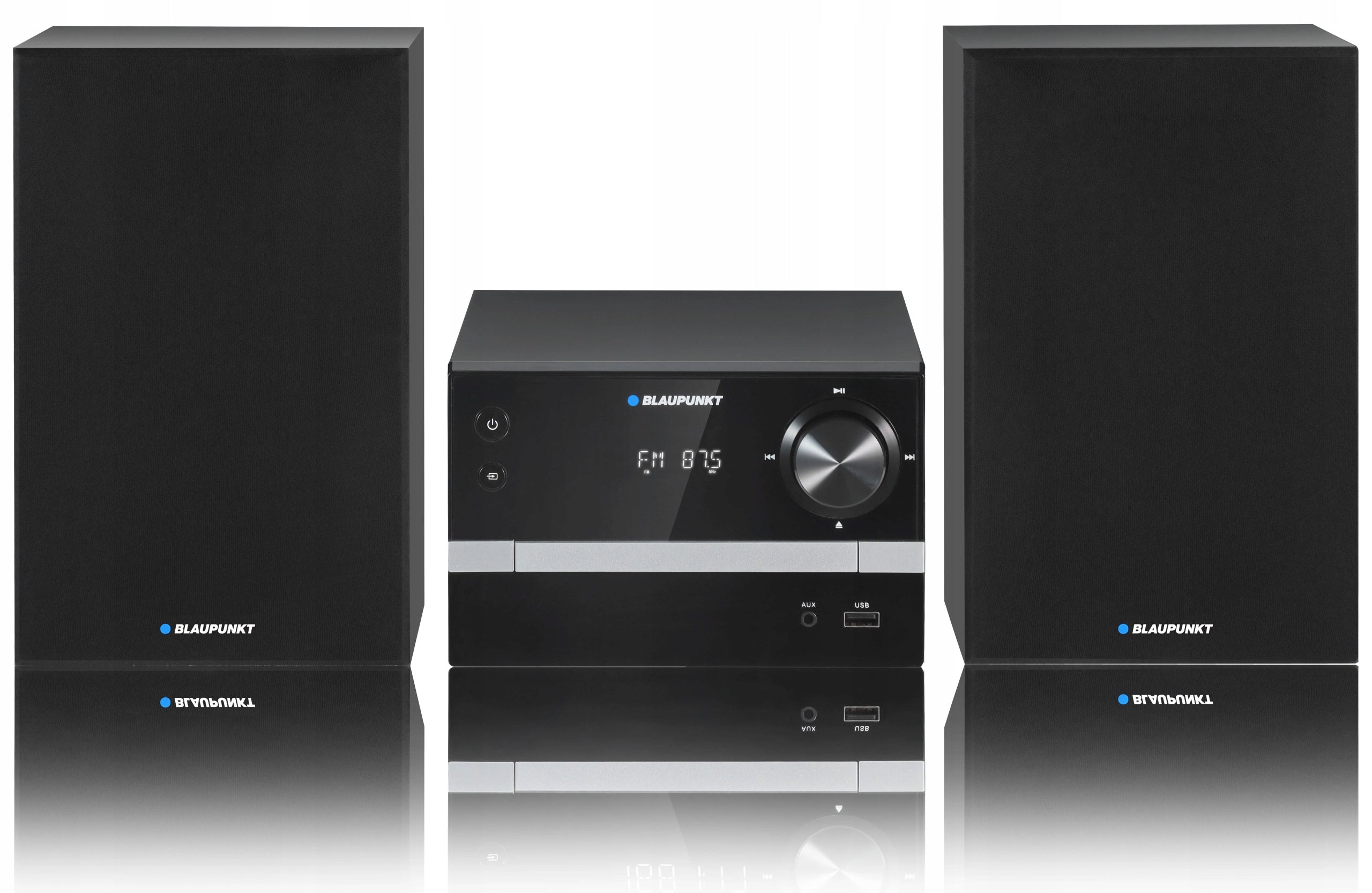Micro Tower Blaupunkt MS9BT - Bluetooth CD/MP3 USB FM Radio PLL EQ AUX Remote Control