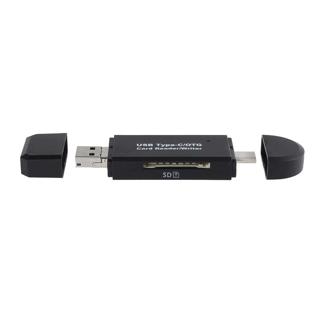 Micro USB OTG to USB 2. Adapter,SD/Micro SD Card Reader With Standard USB