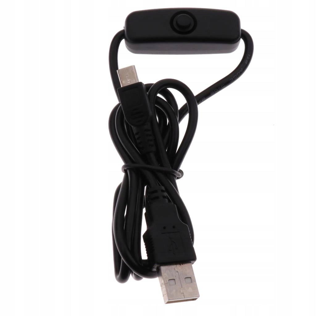 Micro USB Power Charging Cord w/ ON/OFF Switch for Raspberry Pi 3/2/B/B+/A