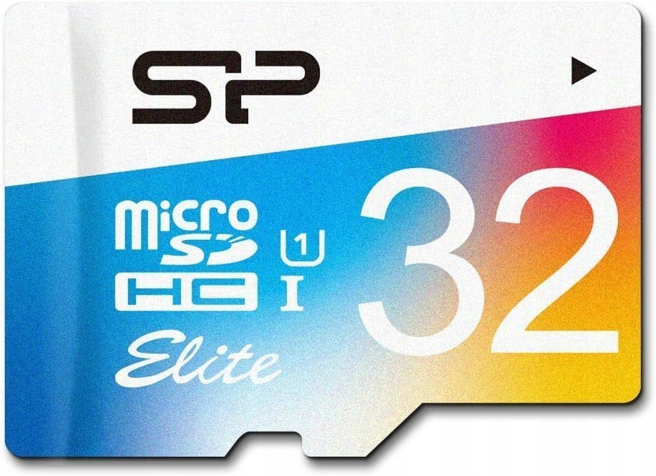 MicroSD Memory Card 32GB Silicon Power Elite UHS-I Class 10 CL10 Colorful