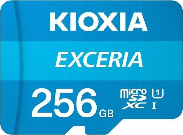 MicroSD Memory Card KIOXIA EXCERIA 256GB +ADAPTER Packaging status original