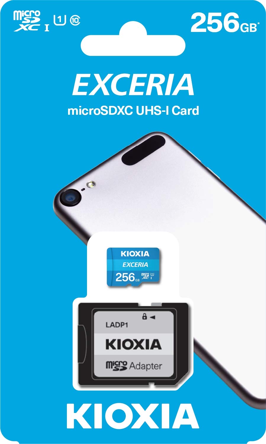 MicroSD Memory Card KIOXIA EXCERIA 256GB +ADAPTER