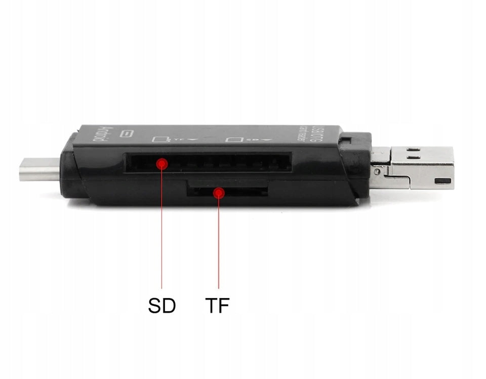 MicroSD and SD Card Reader MicroUSB USB USB-C Type-C Manufacturer WulkanCenPL