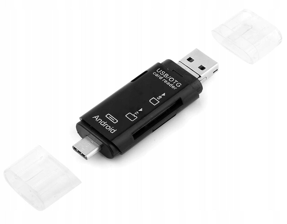 MicroSD and SD Card Reader MicroUSB USB USB-C Type-C