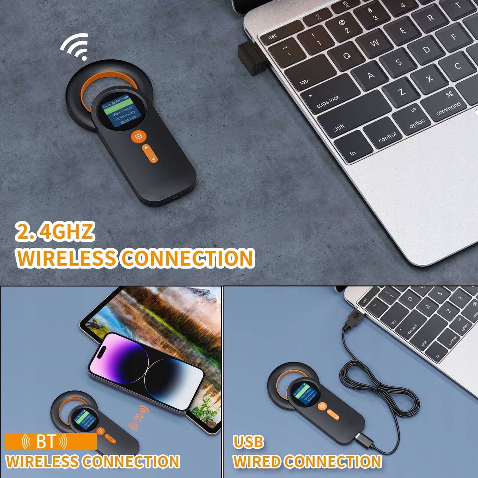 Microchip Tag PET Scanner RFID ID Reader Labels Animal HI