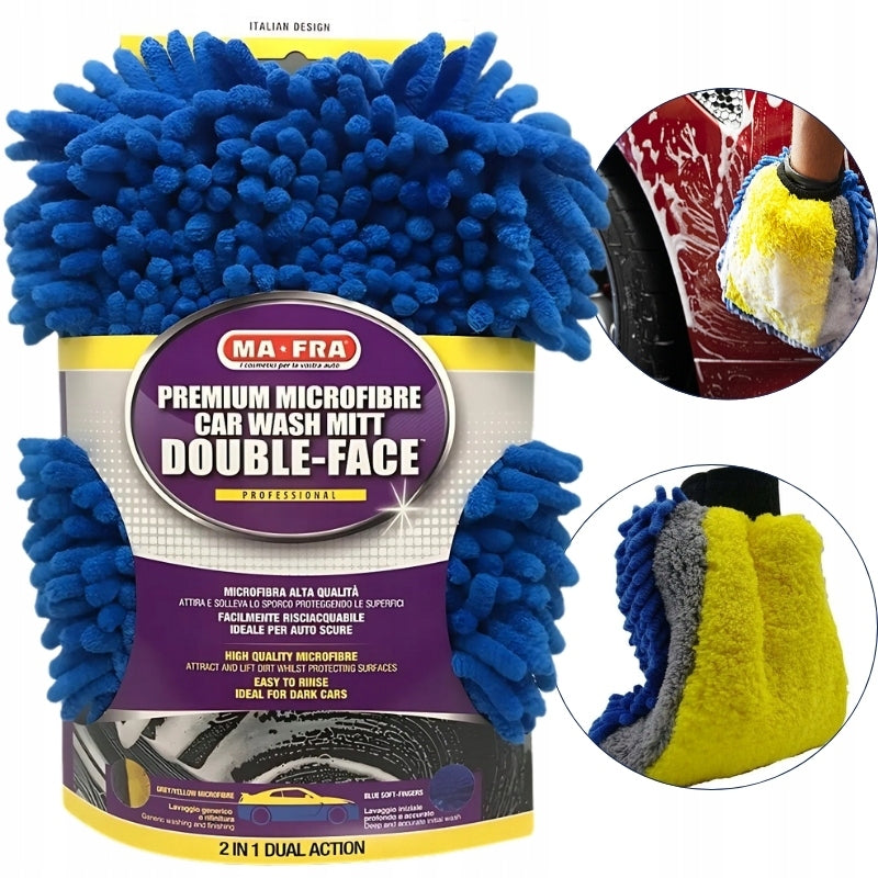 Microfiber Car Wash Glove Double Sided DOUBLE FACE Mafra