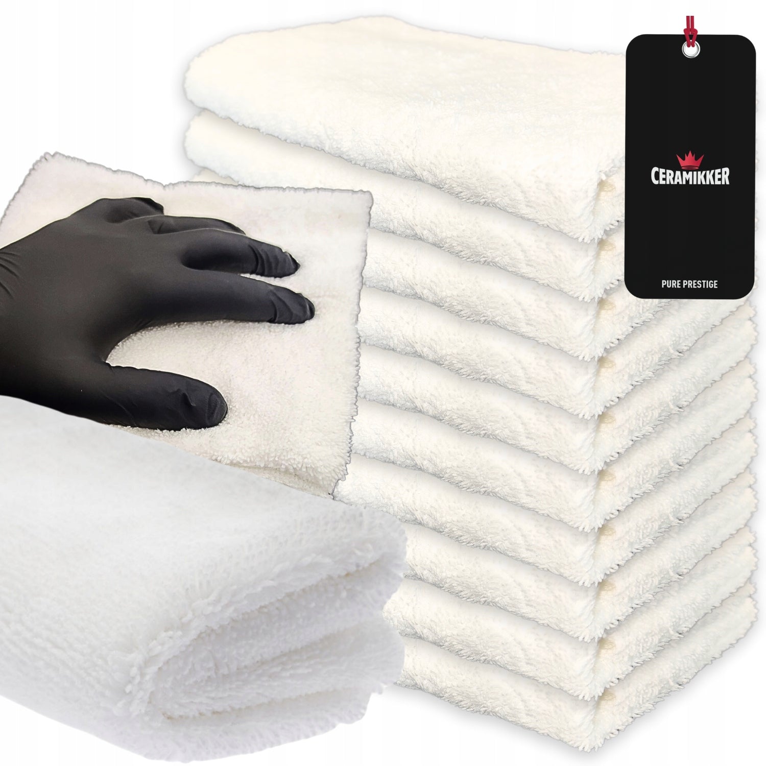 Microfiber Cloths For Car Window 40x40cm x10pcs