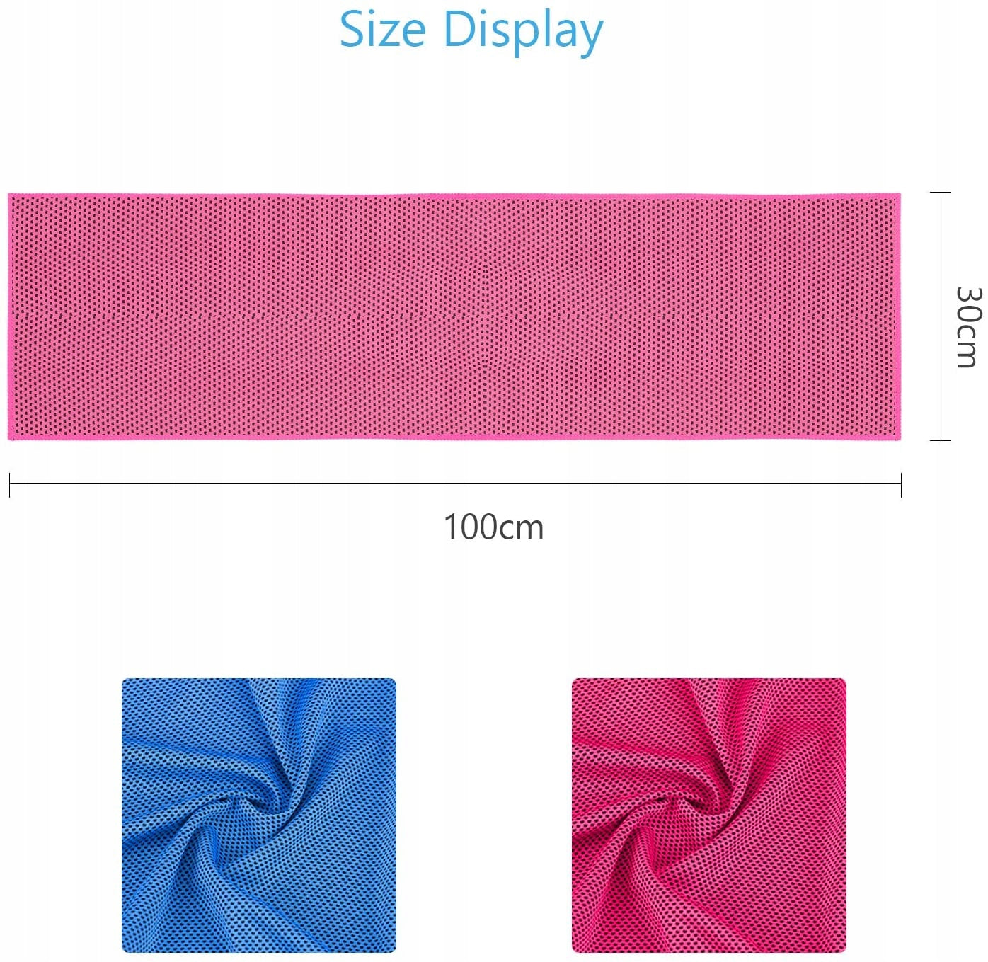 Microfiber Cooling Towel 100x30 cm Brand no brand