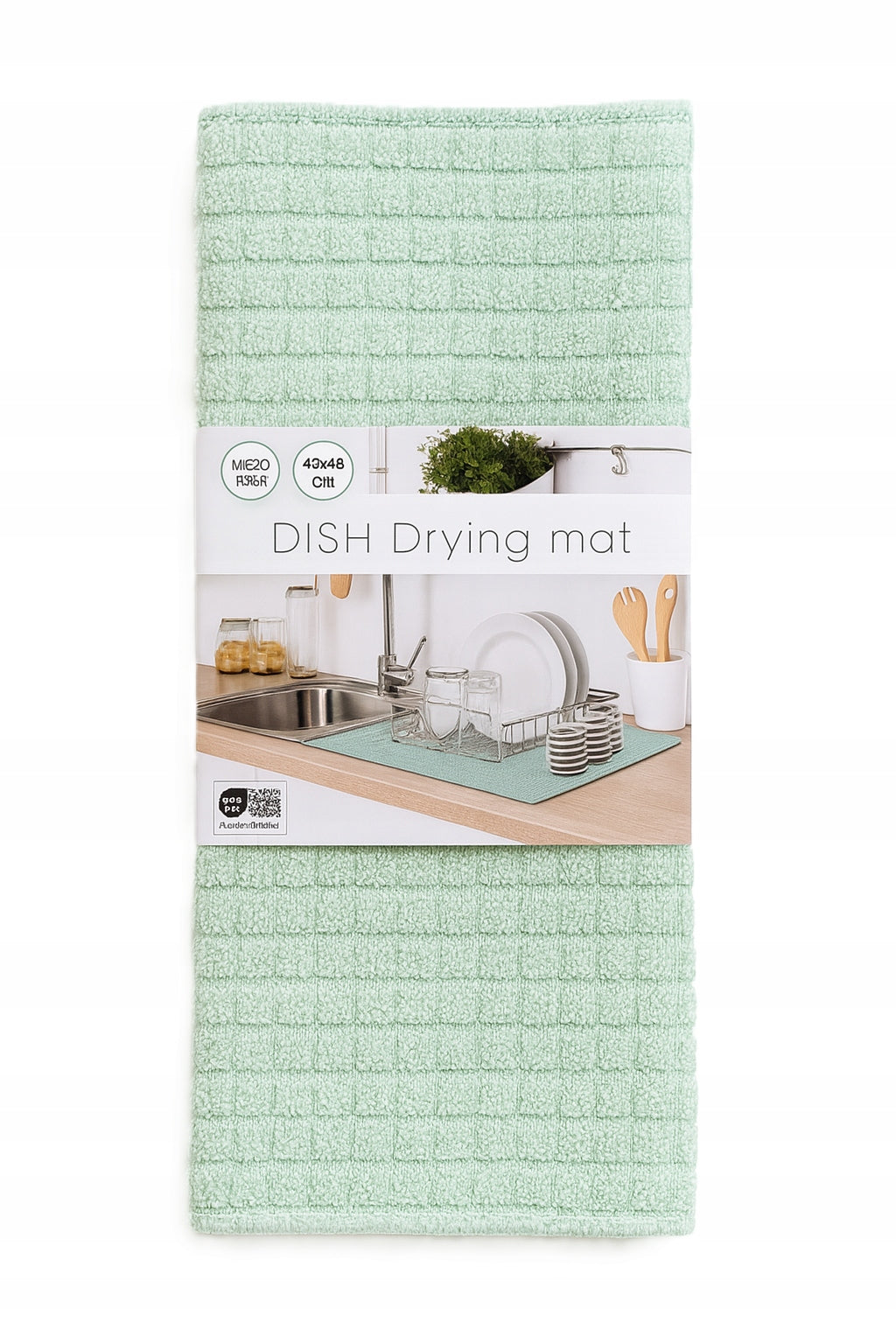 Microfiber Dish Drying Drainer Mat Packaging status original