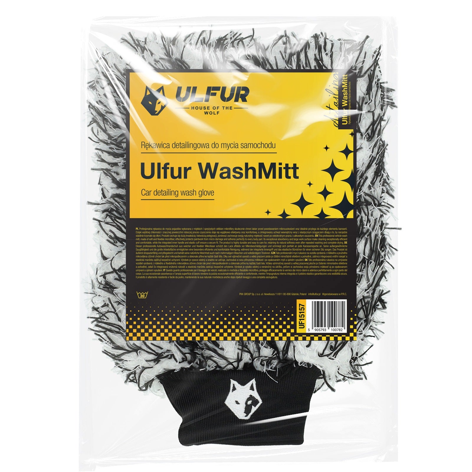 Microfiber Glove for Hand Washing Car Bodywork Ulfur WashMitt