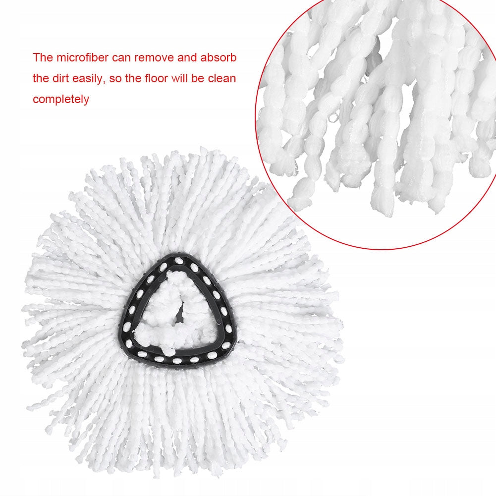 Microfiber Mop Head Triangular Mop Head Color white