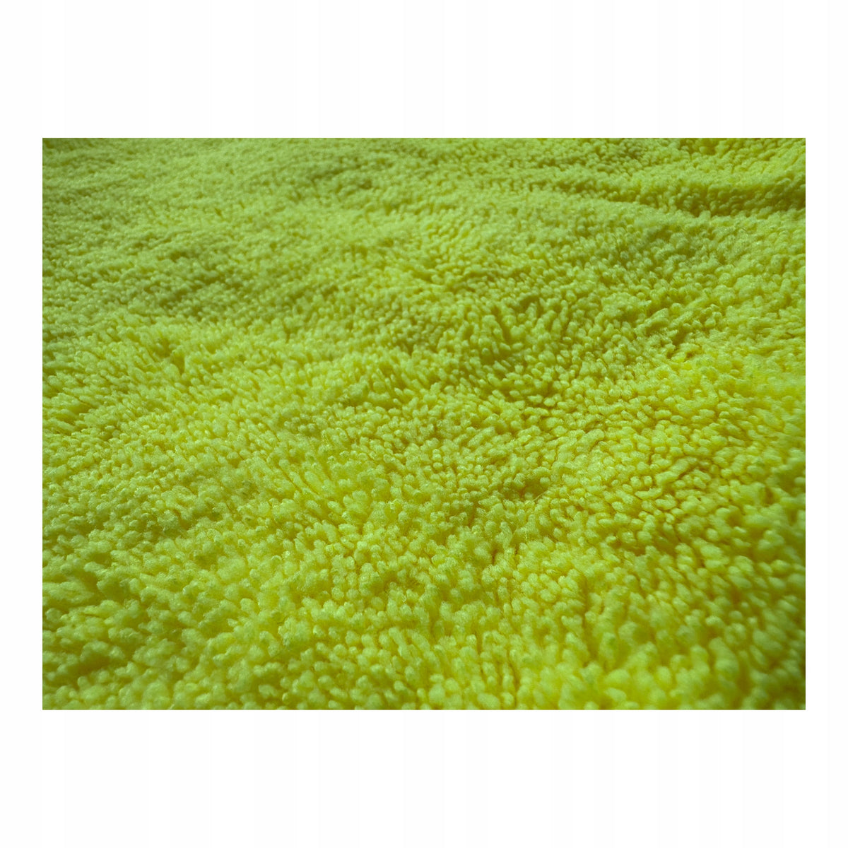 Microfiber Seamless washLAB Wave 400gsm 40x40cm for QD waxes interior coatings Manufacturer code washLAB Wave 400gsm 40x40 żółta