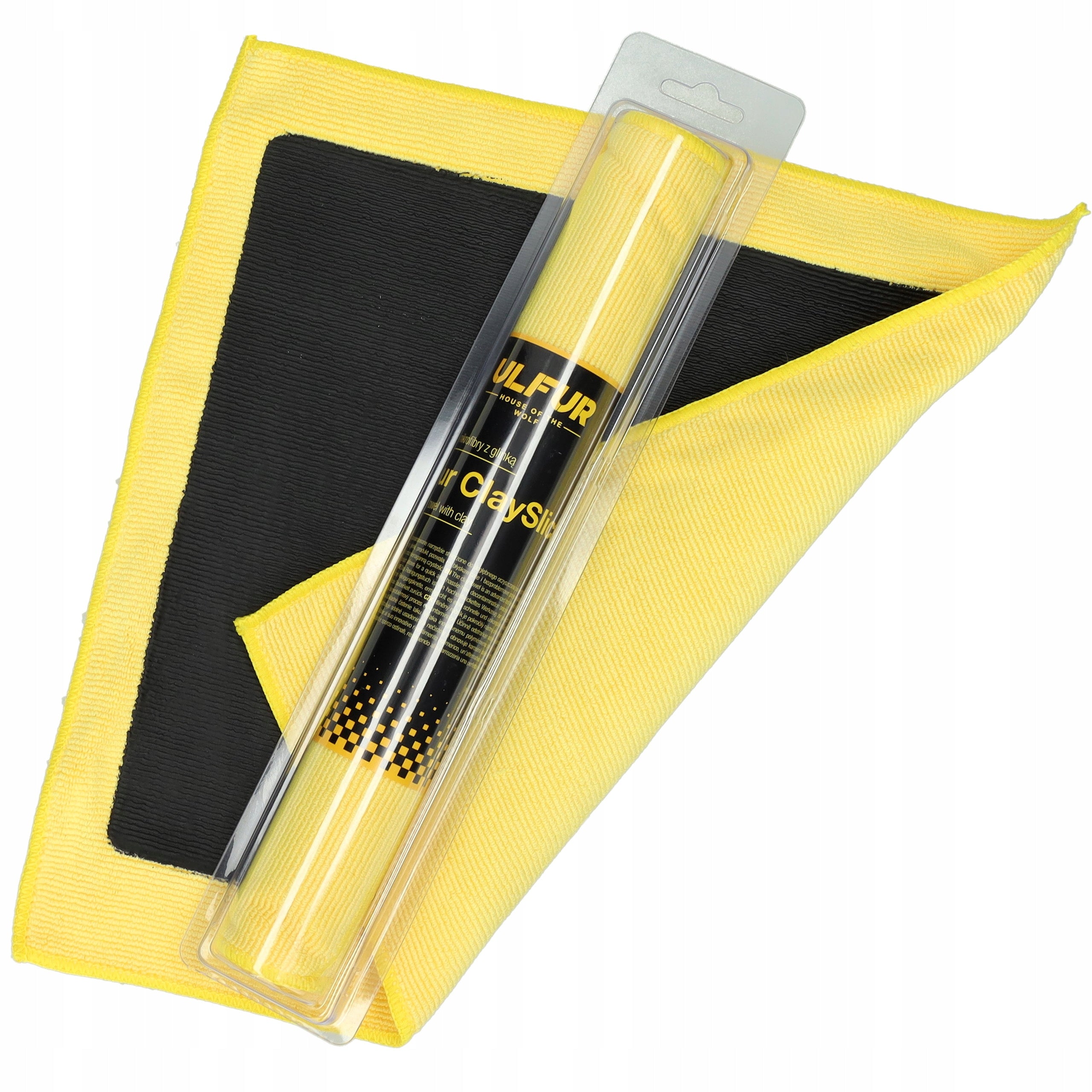 Microfiber Towel with Clay Cleaning Clay 30x30cm Ulfur ClaySlick Manufacturer's catalog number UF15155