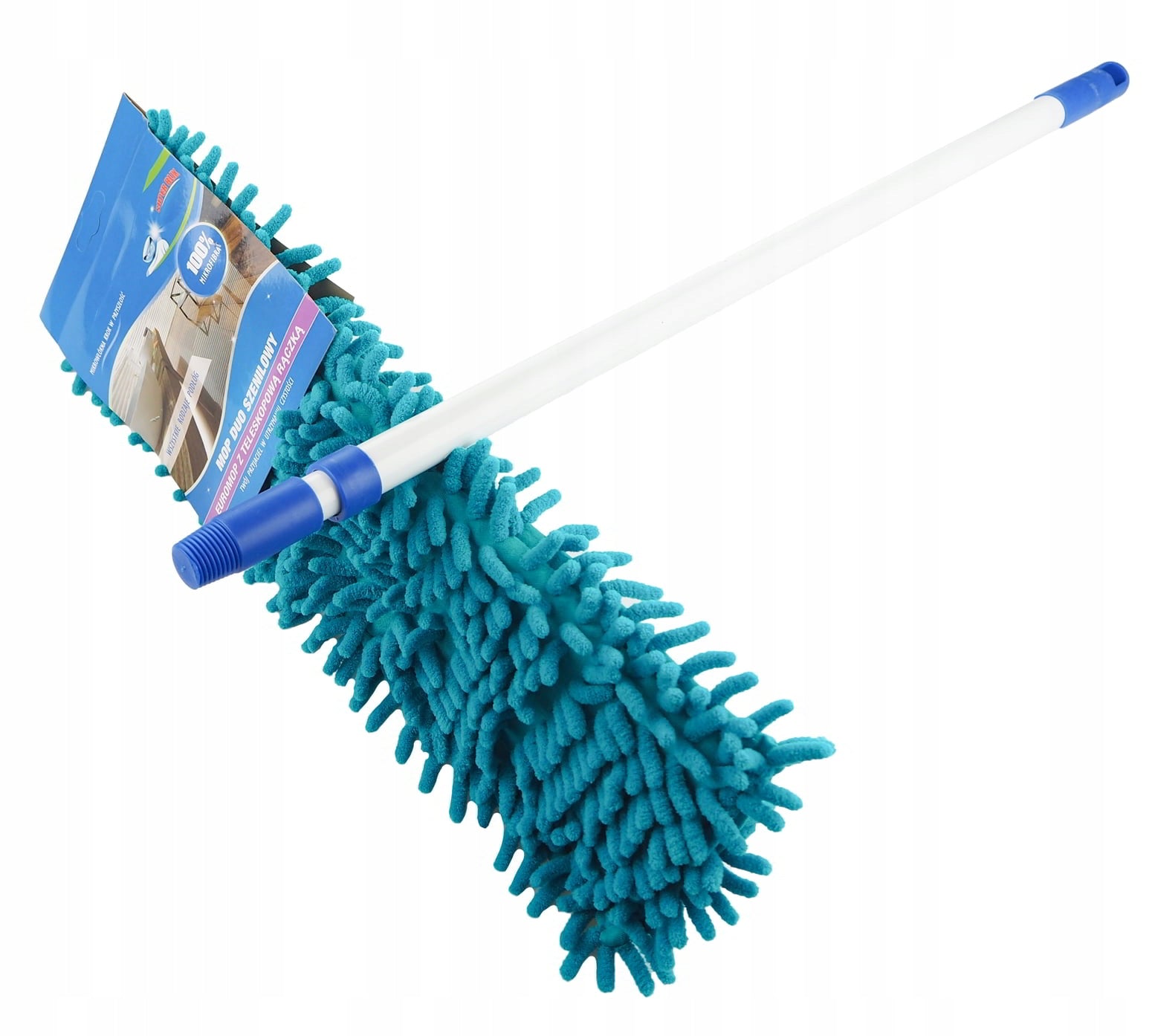 Microfiber chenille mop SET stick + cover + spare Brand Feniks
