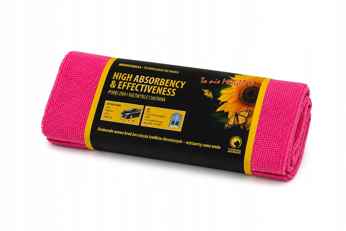 Microfiber cloth 50x60 cm absorbent thick 230g without streaks for glass 1 pc.